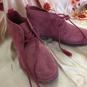 Nordstrom's Pink Suede 'Desert Boots'